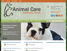 Tablet Screenshot of animalcarevetcenter.com